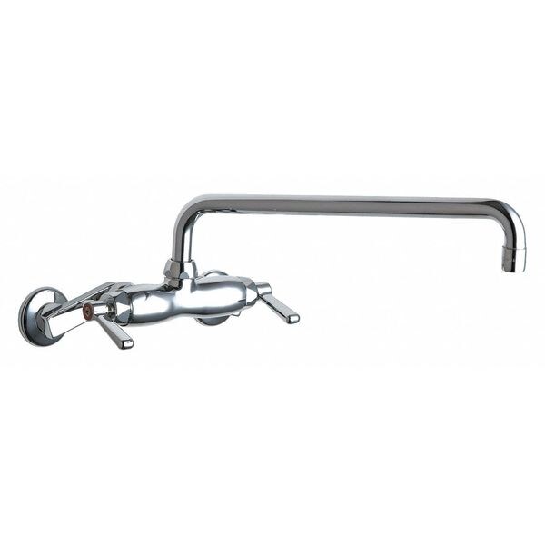 Manual Bathroom Faucet, 3" - 8-3/8" Mount, Chrome plated