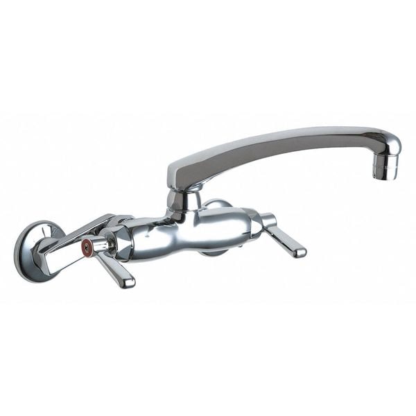 Manual Sink Faucet, 3" - 8-3/8" Mount, Chrome plated