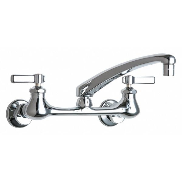 Manual Sink Faucet, 7-1/4" - 8-3/4" Mount, Chrome plated