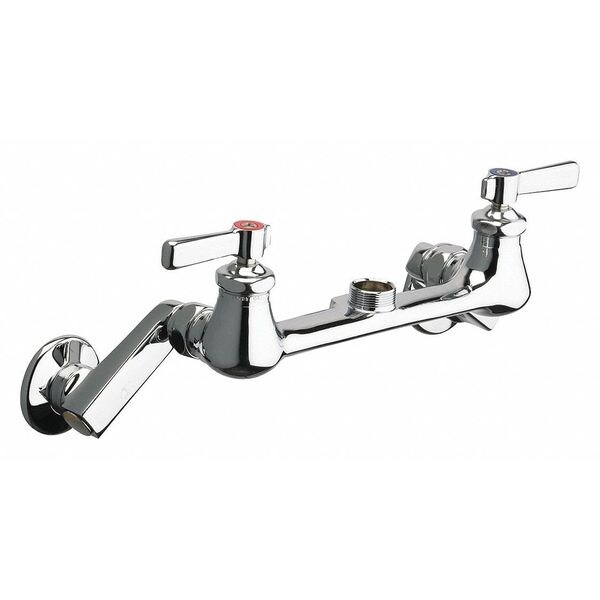 Manual Sink Faucet, 3" - 13" Mount, Chrome plated