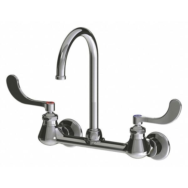 Manual Bathroom Faucet, 7-1/4" - 8-3/4" Mount, Chrome plated