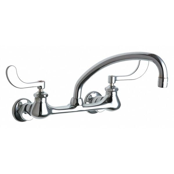 Dual-Handle Sink Faucet, 7-1/4" to 8-3/4" Adjustable Mount, Chrome plated