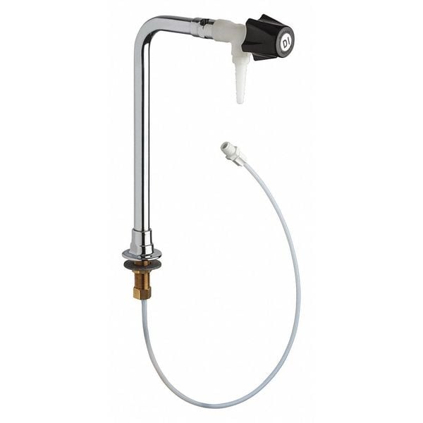 Single Handle Polypropylene Pure Water Faucet, Single Hole Mount, Polished chrome 1 Hole