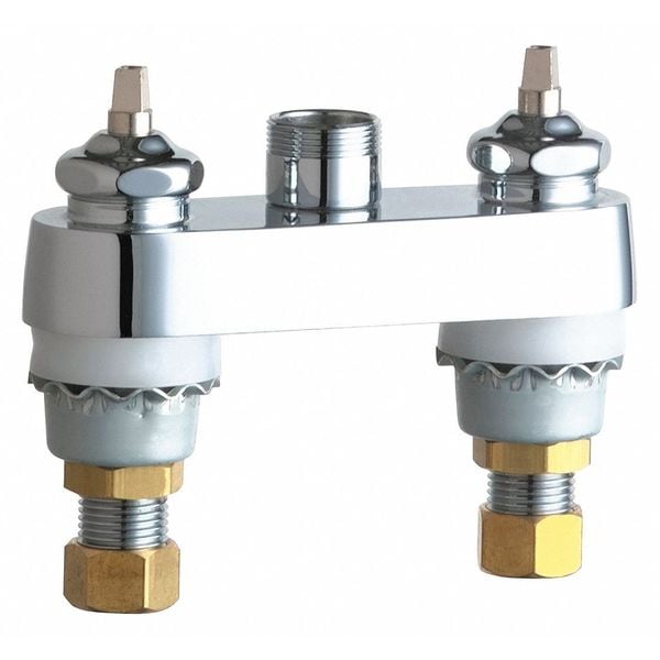 4" Mount, Bathroom Faucet, Chrome plated