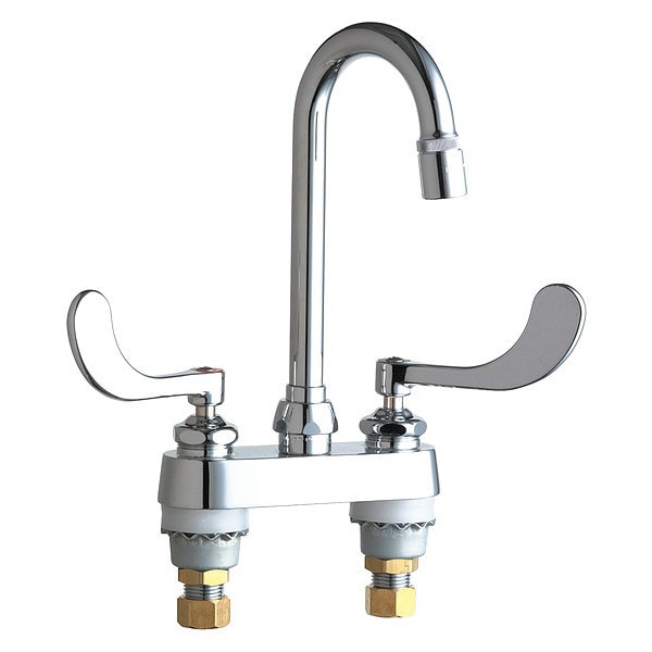 Manual Bar/Pantry Faucet, 4" Mount, Chrome plated