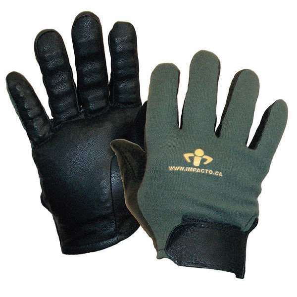 Anti-Vibration Gloves, Leather, L, PR