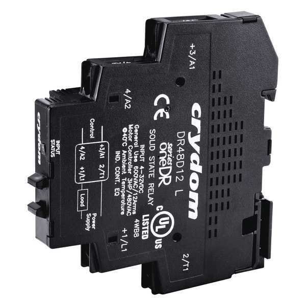 Solid State Relay, 3 Phase, Screw Clamp, DIN Rail, FET