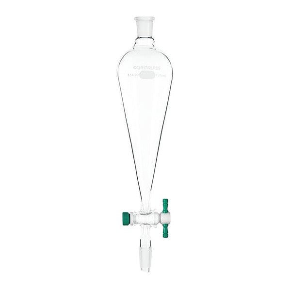 Separatory Funnel, 125mL, 14/20 Joint Size