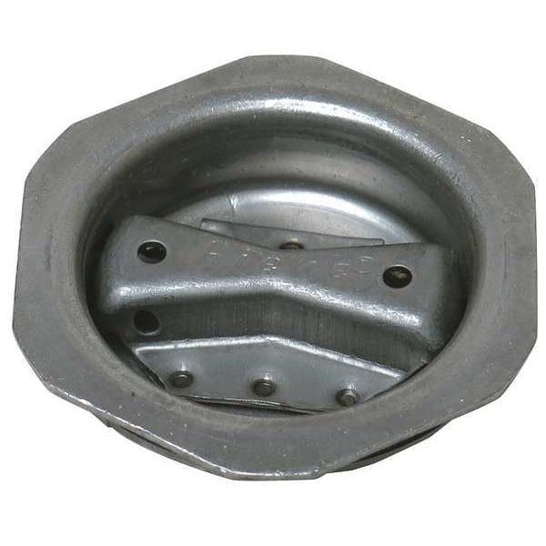Drum Plug, Hex Head, 2 In., Steel, PK10