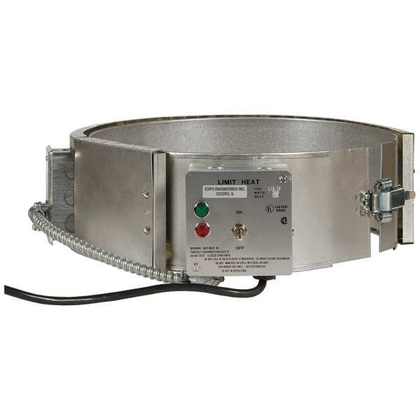 Drum Heater, Electric, 16 gal., 145W