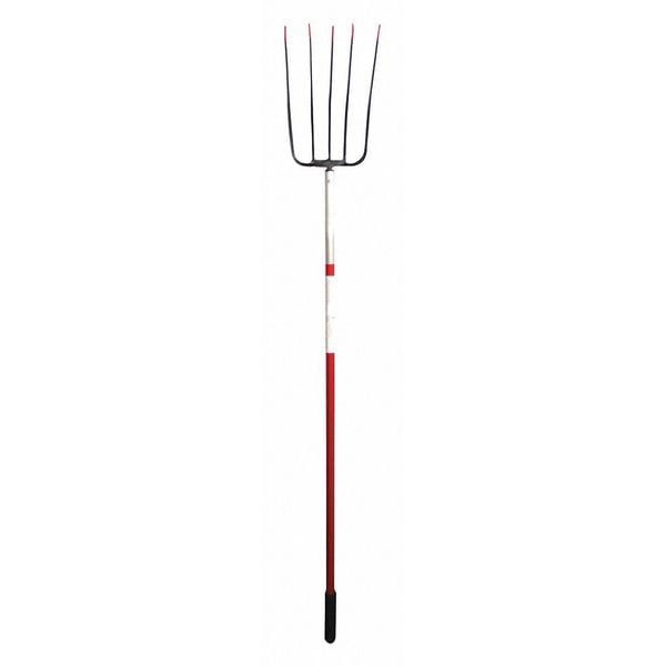 Manure Fork, 5 Tine, 54" Alum. Handle