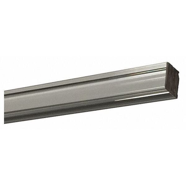 Square Rod, 1", Clear, 6 ft.