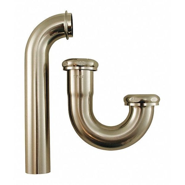 Tubular P-Trap, BN, 1-1/4", 17GA