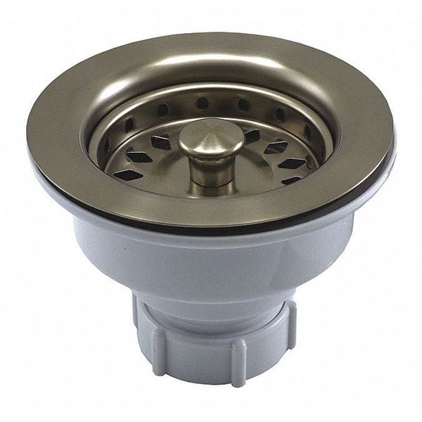 Basket Strainer, Brushed Nickel
