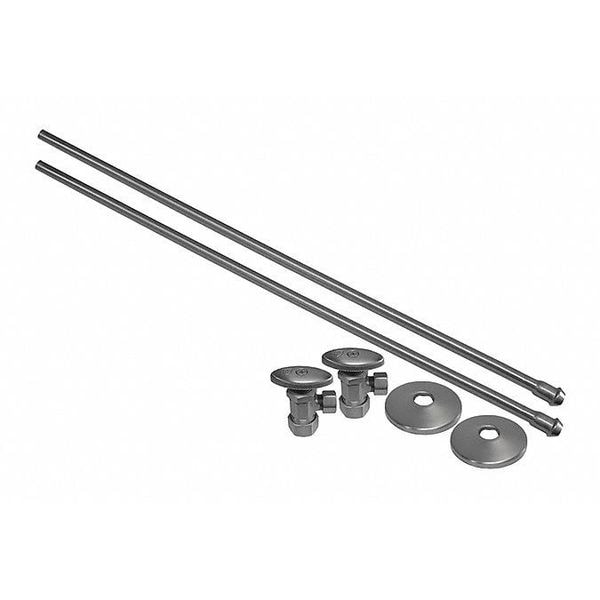 Lavatory Supply Kit, BN, 5/8"AngleStop