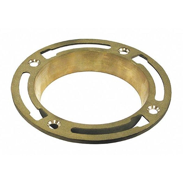 Closet Flange, Deep Seal, Brass, 1-1/8"