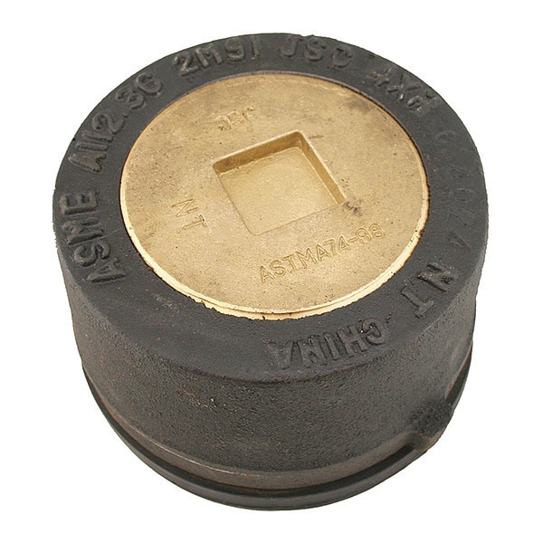 Cast Iron, Plug: Countersunk, Cleanout with Gasket