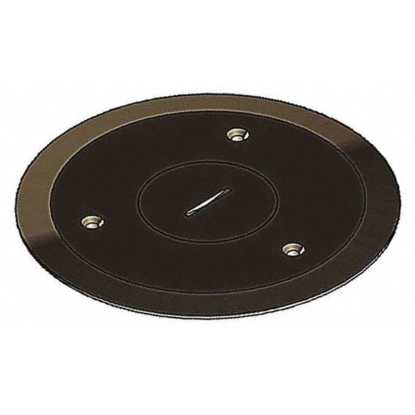 Electrical Box Cover, Round, Brass