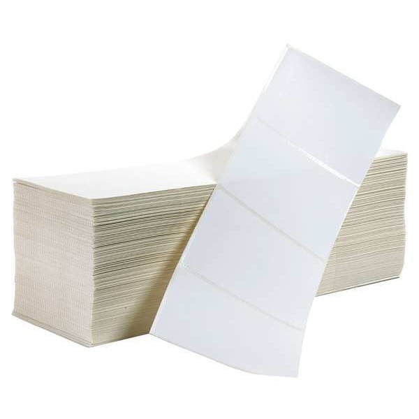 Printer Label, White, Labels/Roll: 3000