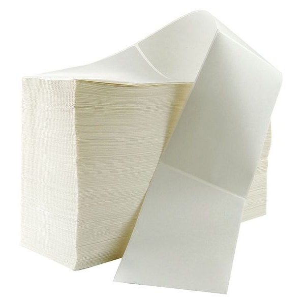 Printer Label, White, Labels/Roll: 2000