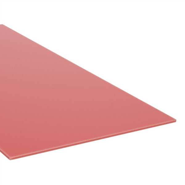 Red HDPE Cutting Board 96" L x 48" W x 0.500" Thick