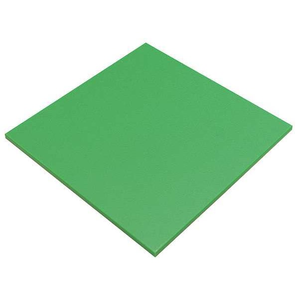 Green HDPE Cutting Board 12" L x 48" W x 0.500" Thick