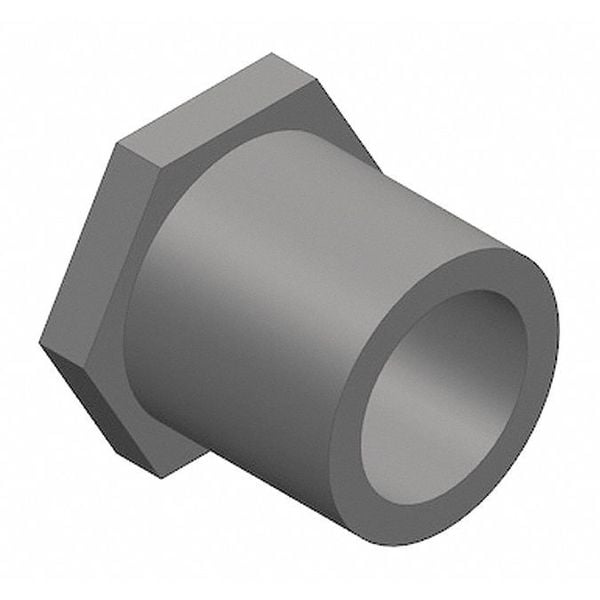 PVC Plug, Spigot, 4 in Pipe Size