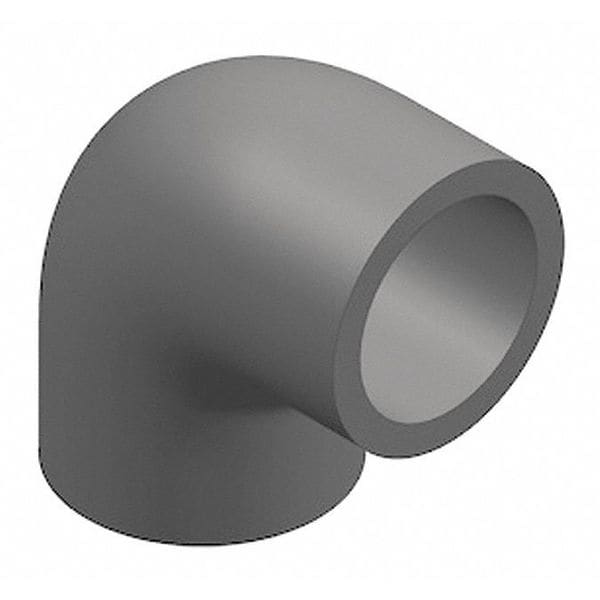 PVC Elbow, 90 Degrees, Socket x Socket, 6 in Pipe Size