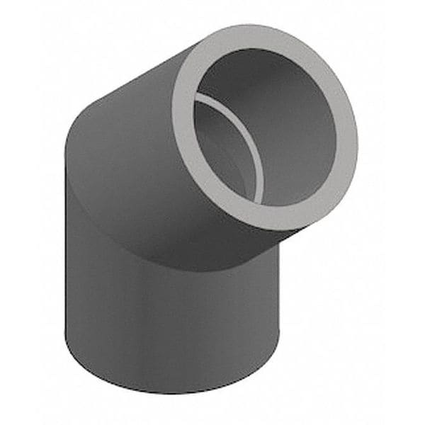 PVC Elbow, 45 Degrees, Socket x Socket, 8 in Pipe Size
