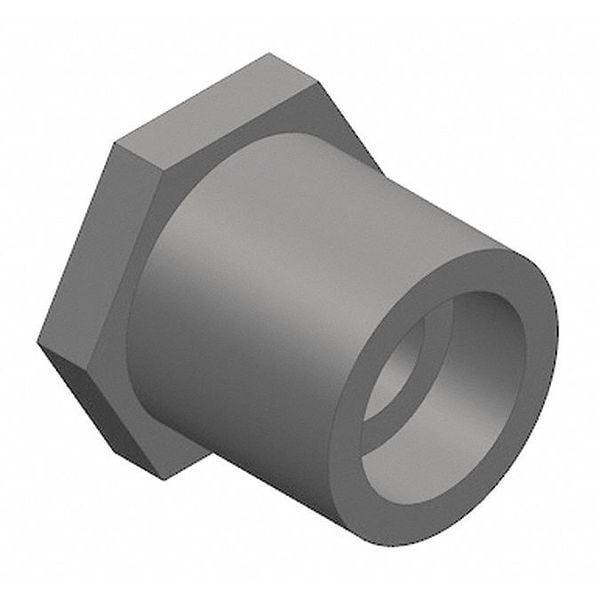 CPVC Bushing, Schedule 80, 6" x 3" Pipe Size, Spigot x Socket