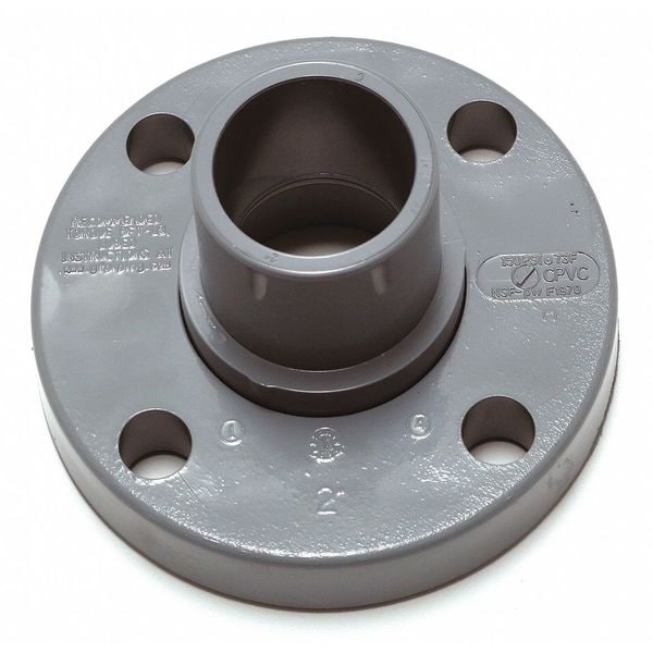 CPVC Flange, Schedule 80, 1" Pipe Size, Spigot