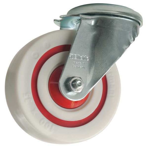 Kingpin Swivel Castr, Nylon, 4 in., 330 lb.