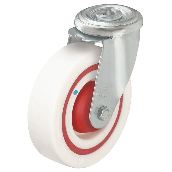 Kingpin Swivel Caster, Nylon, 5 in., 330 lb