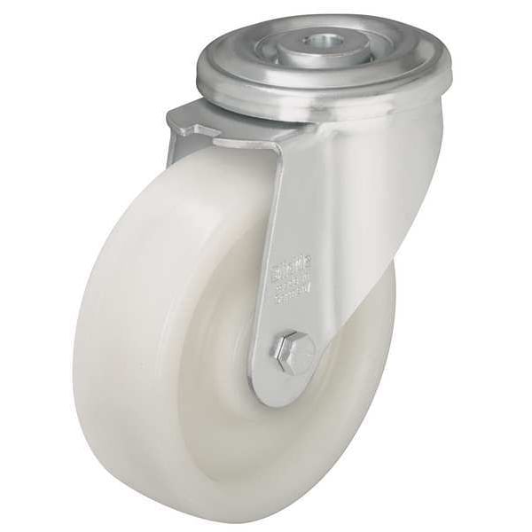 Kingpin Swivel Cstr, Nyln, 4 in, 770 lb, Wht