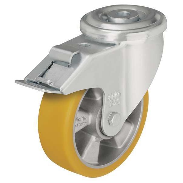 Kingpin Swivel Caster, Polyurethane, 4 in, 550 lb