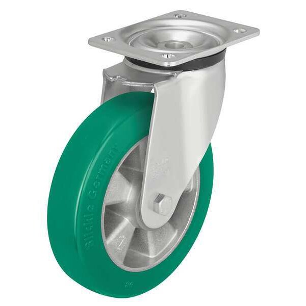 Swivel Plate Caster, Polyurethane, 5 in, 770 lb