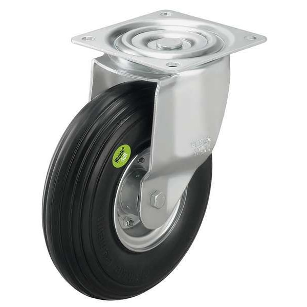 Swivl Sld Rubr Whl Cstr, 10-1/4 in, 440 lb