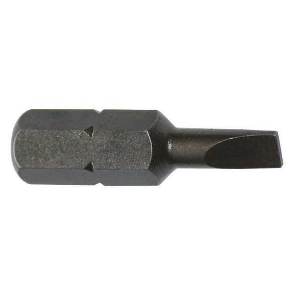 Torsion Bit, SAE, 1/4", Hex, 2F-3R, 1", PK5