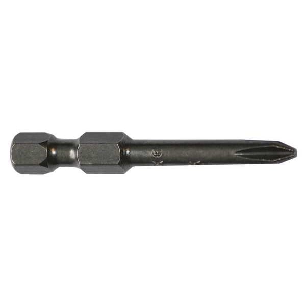 Power Bit, SAE, 1/4", Hex Power Drive, PK5