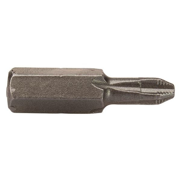 Torsion Bit, SAE, 1/4", Hex, No 2, 1", PK5