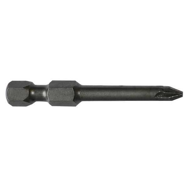 Power Bit, SAE, 1/4", Hex Power Drive, PK5