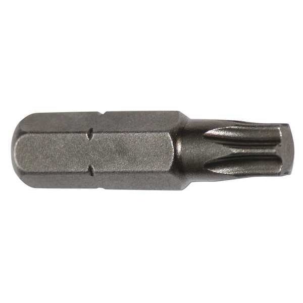 Torsion Bit, SAE, 1/4", Hex, T40, 1", PK5