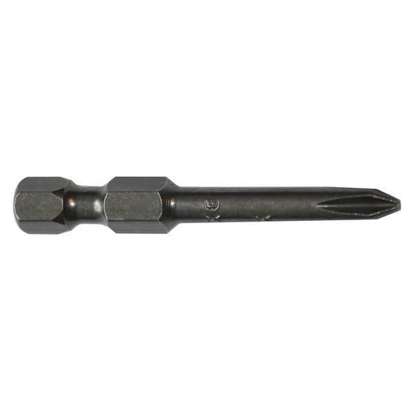 Power Bit, SAE, 1/4", Hex Power Drive, PK5
