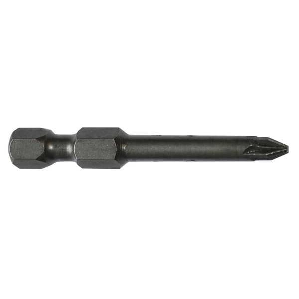 Power Bit, SAE, 1/4", Hex Power Drive, PK5