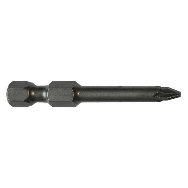 Power Bit, SAE, 1/4", Hex Power Drive, PK5