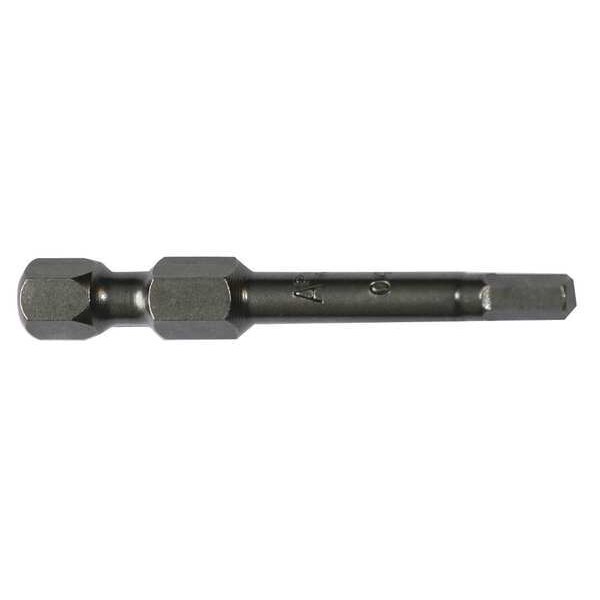 Power Bit, SAE, 1/4", Hex Power Drive, PK5