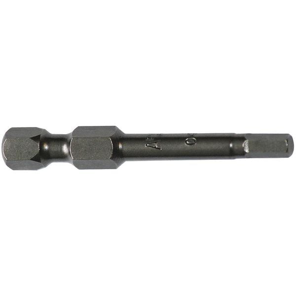 Power Bit, SAE, 1/4", Hex Power Drive, PK5
