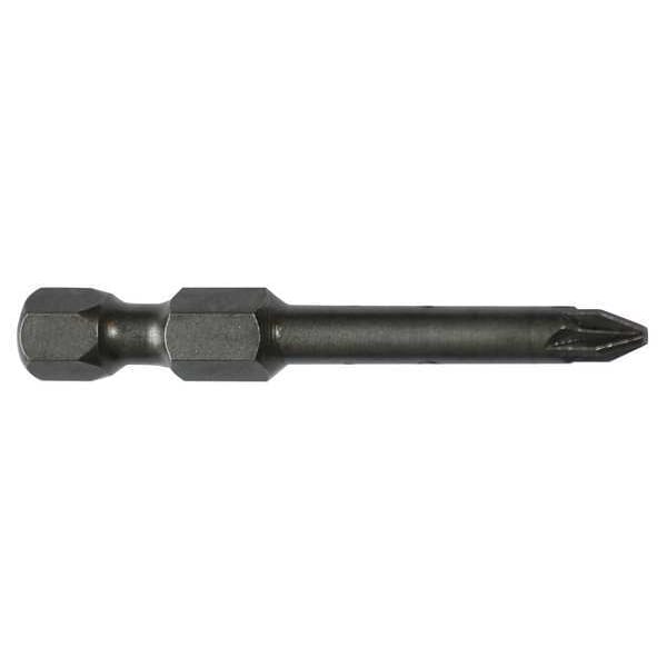 Power Bit, SAE, 1/4", Hex Power Drive, PK5