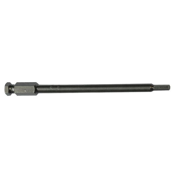 Power Bit, SAE, 7/16", Hex Power Drive, PK5