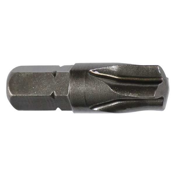 Torsion Bit, SAE, 1/4", Hex, No 1, 1", PK5